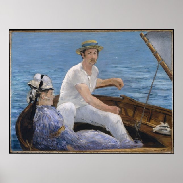 Bootfahren - Edouard Manet Poster (Vorne)