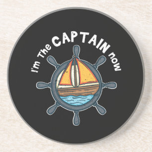 Bootfahren - Ich bin der Kapitän jetzt Getränkeuntersetzer