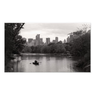 Bootfahren im Central Park NYC (Print) Fotodruck