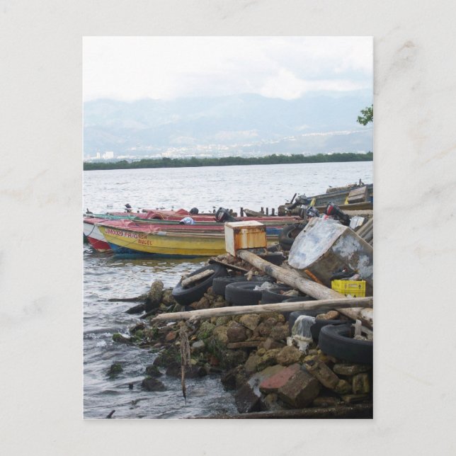 Bootfahren Postkarte (Vorderseite)