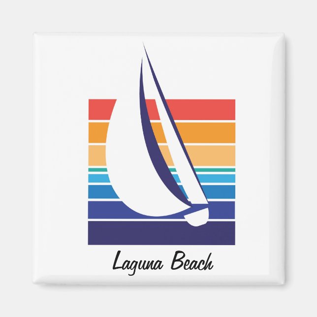 Bootfarbe Square_Laguna Beach Magnet (Vorne)