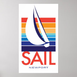 Bootfarbe Square_SAIL Newport-Poster Poster