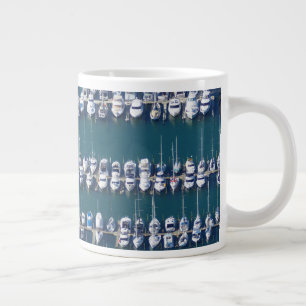 Boothafen Luftaufnahme Jumbo-Tasse