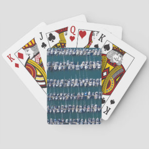 Boothafen Luftaufnahme Spielkarten