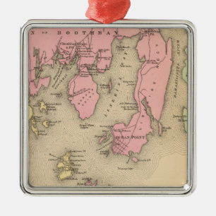 Boothbay, angrenzende Inseln Ornament Aus Metall
