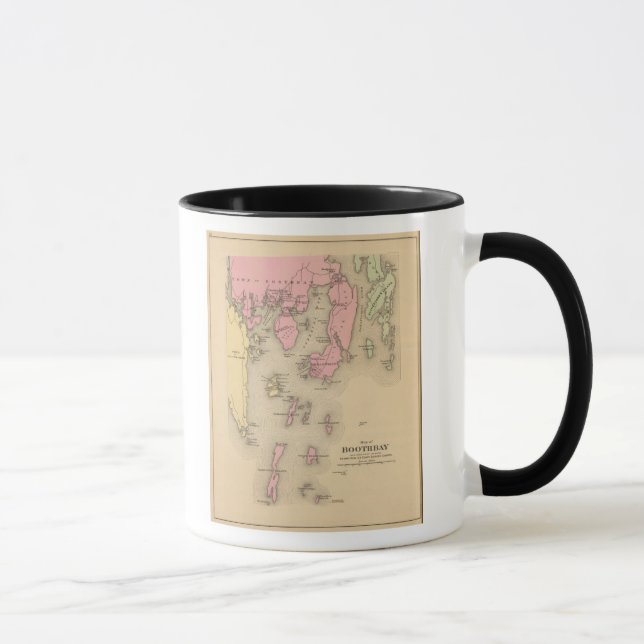 Boothbay, angrenzende Inseln Tasse (Rechts)