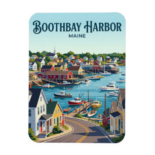 Boothbay Harbor USA Magnet