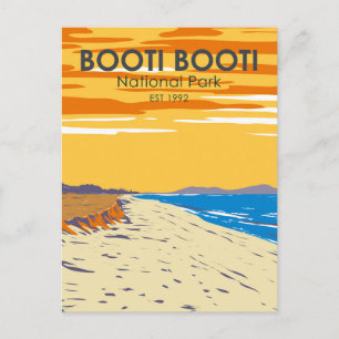 Booti Booti Nationalpark Australien Vintage Postkarte