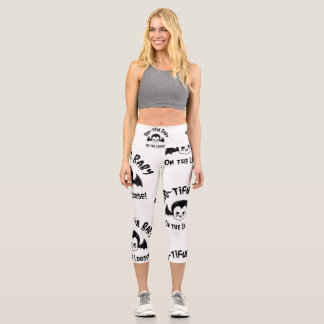 Bootiful Baby auf dem Lose Halloween Capri Leggings