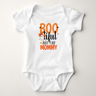 Bootiful Baby Girl's First Halloween Baby Bodysuit Baby Strampler