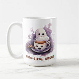 Bootiful Brews Niedlich Ghost & Coffee Halloween Kaffeetasse