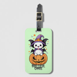 Bootiful Chaos | Fledermäuse, Hasen und Kürbiskins Gepäckanhänger