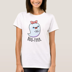 Bootiful Funny Girly Halloween Ghost Pub T-Shirt