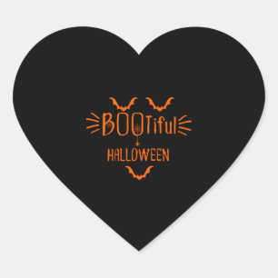 BOOTIFUL HALLOWEEN Herz-Aufkleber