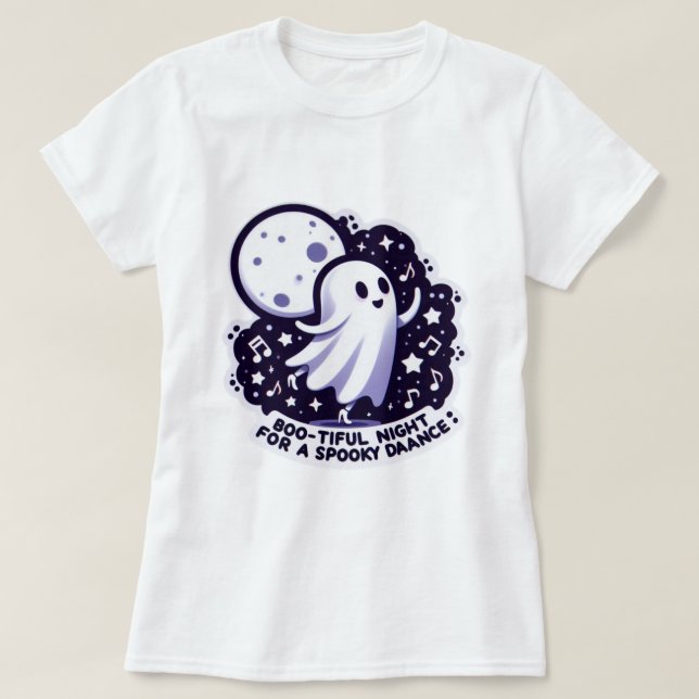 Bootiful Night for spooky dance halloween pun T-Shirt (Design vorne)