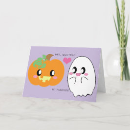BOOtiful Pumpkin Liebe Grußkarte Karte