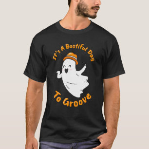 Bootischer Tag zu Groove Funny Halloween Ghost Tan T-Shirt