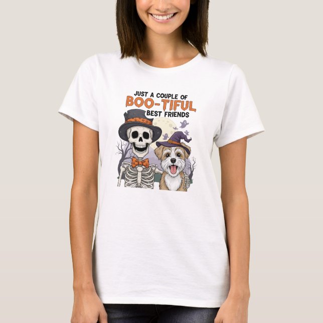 Bootiver Best Friend Skeleton & Dog T-Shirt (Vorderseite)