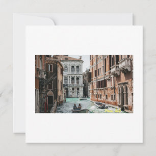 Bootkanal Venedig Einladung