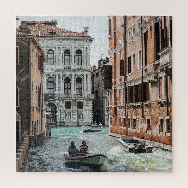 Bootkanal Venedig Puzzle (Vertikal)