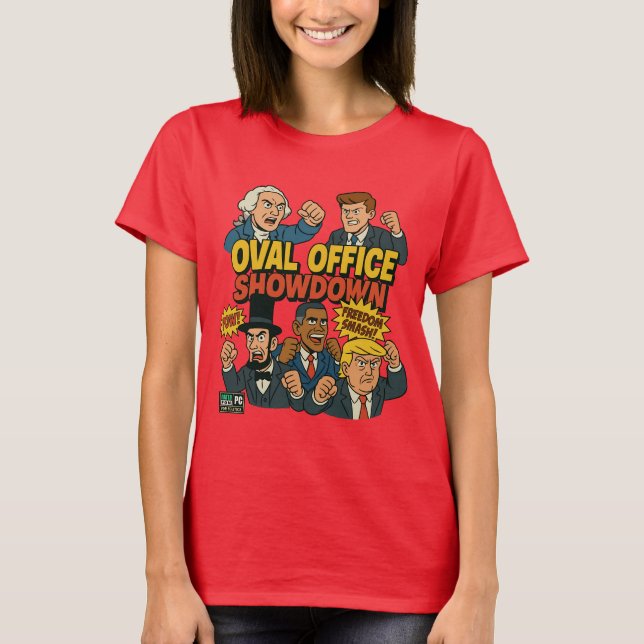 Bootleg-Cartoon-Präsidenten T-Shirt (Vorderseite)