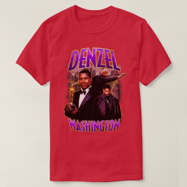 Bootleg Denzel Washington T-Shirt (Design vorne)