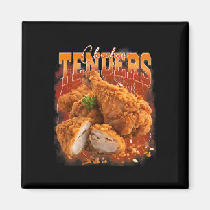 Bootleg-Rap-Vintage-1990er-Chicken-Tenders-Lustig- Magnet