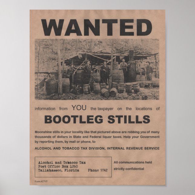 Bootleg Stills Poster (Vorne)