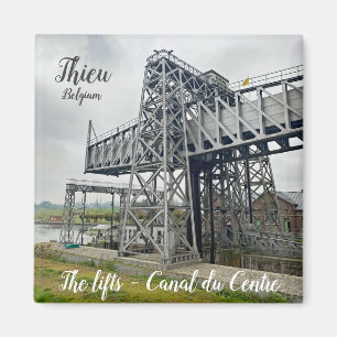 Bootlift von Thieu in Belgien Magnet