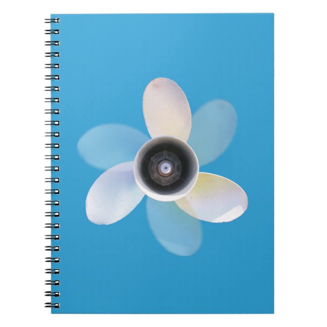 Bootpropeller-Notebook Notizblock (Vorderseite)