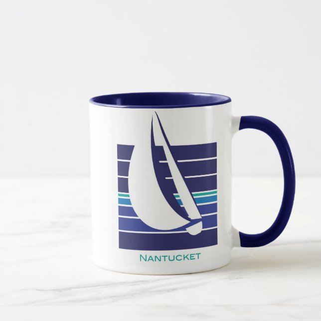Boots-Blues Square_Nantucket Tasse (Rechts)