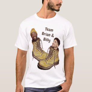 Boots des Arbeitsteams Funny Faces Foto T-Shirt