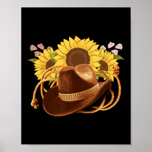 Boots Hat Horscute Ss Niedlich Ss Western Cowboy R Poster