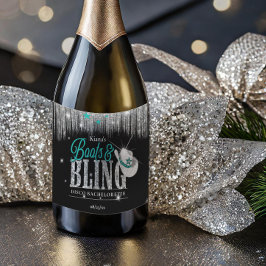 Boots 'n Bling Disco Bachelorette Aquamarin ID925