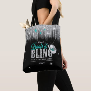 Boots 'n Bling Disco Bachelorette Aquamarin ID925