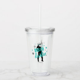 Boots 'n Bling Disco Darlin' Aquamarin ID925 Acryltrinkbecher