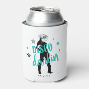 Boots 'n Bling Disco Darlin' Türkis ID925 Dosenkühler
