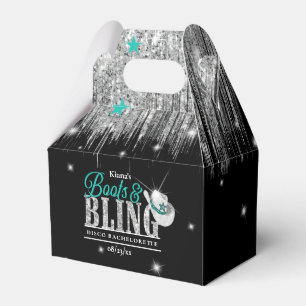 Boots 'n Bling Disco Junggesellinnenabschied Teal  Geschenkschachtel