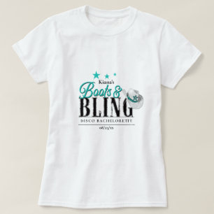 Boots 'n Bling Disco Junggesellinnenabschied Türki T-Shirt