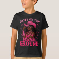 Boots on the Ground Pink Cowgirl Brustkrebs Wes