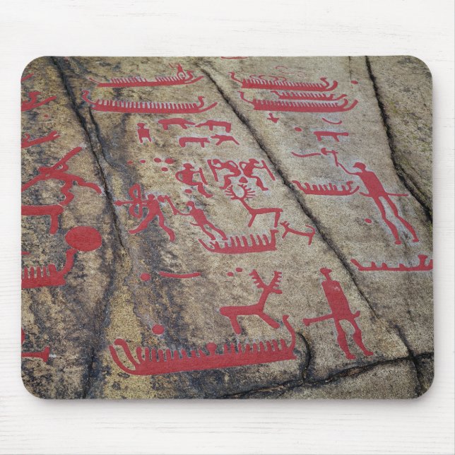 Boots- und Rotwildjagdszenen Mousepad (Vorne)