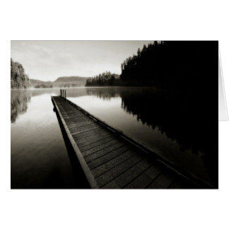 Bootsanlegestelle am See