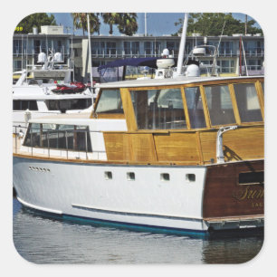 Bootsaufkleber Quadratischer Aufkleber