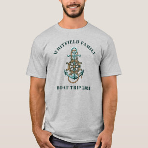 Bootsausflug für benutzerdefinierte Schiffe T-Shirt