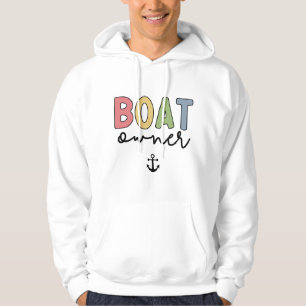 Bootsbesitzer Kapitän New Boat Eigentümer Geschenk Hoodie