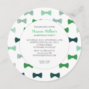 BOOTSCHAFT KRAWATTE EINLADUNG