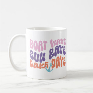 Bootschaft Sonnenstrahlen Seetage Kaffeetasse
