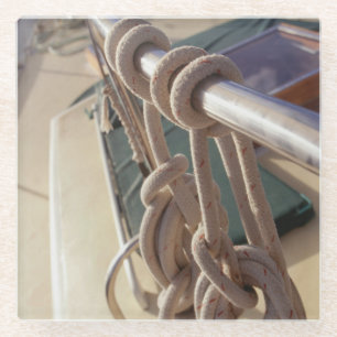 Bootsdeck Glasuntersetzer