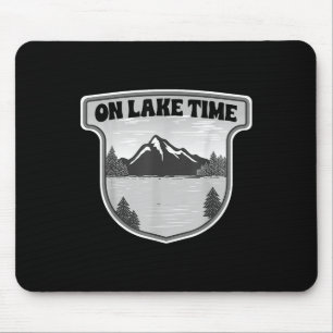 Bootsfahren auf dem See Mousepad