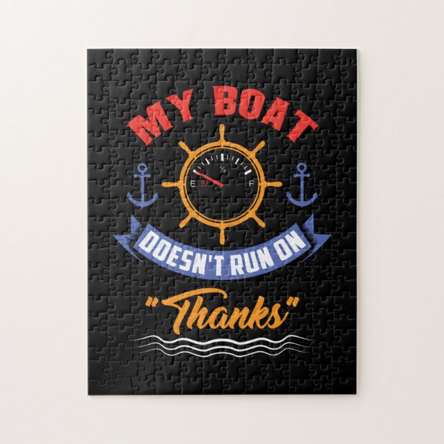 Bootsfahren Puzzle (Vertikal)